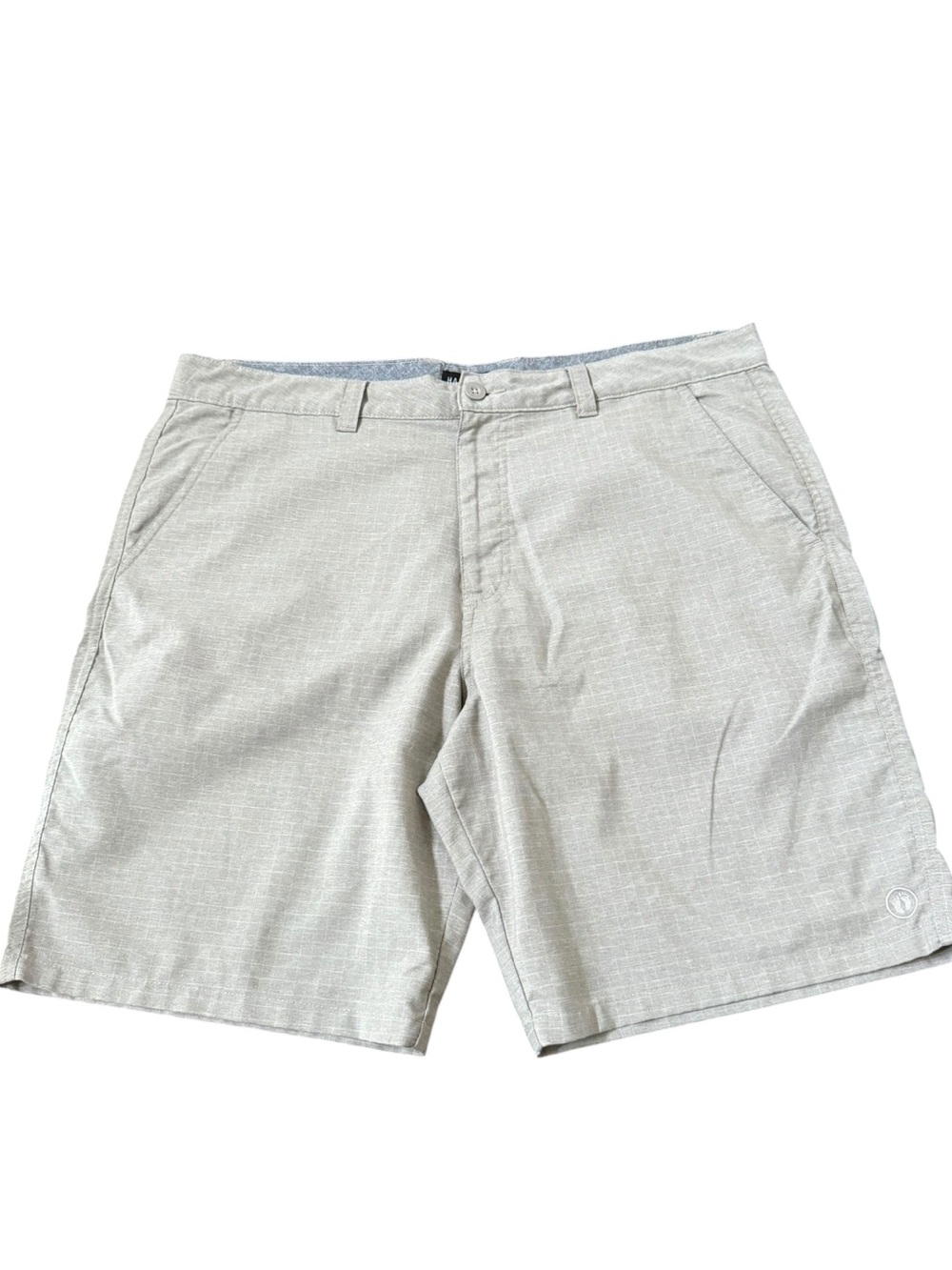 Hang Ten Men's Light Gray Flat Front Shorts